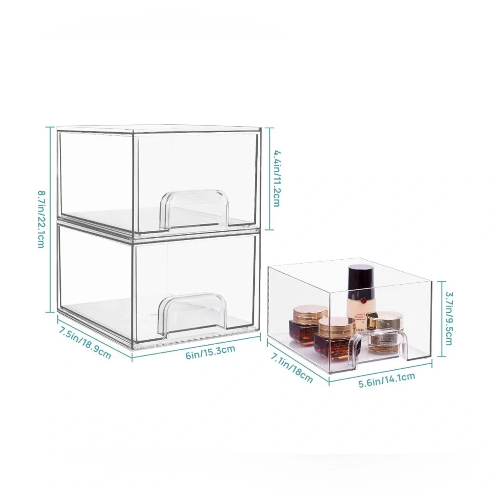 Stackable Makeup Organizer